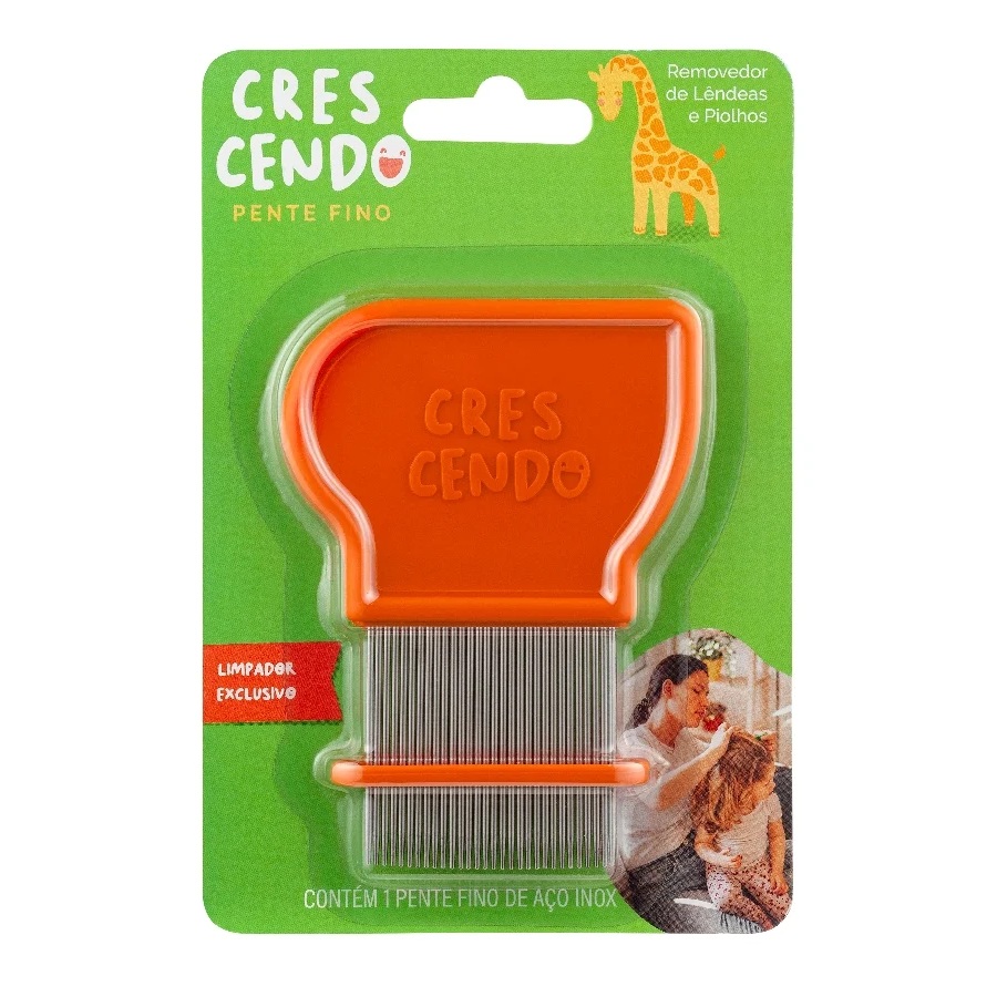 Pente Fino Aço Inox Crescendo