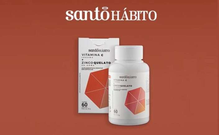 santo hábito vitamina c + zinco quelato