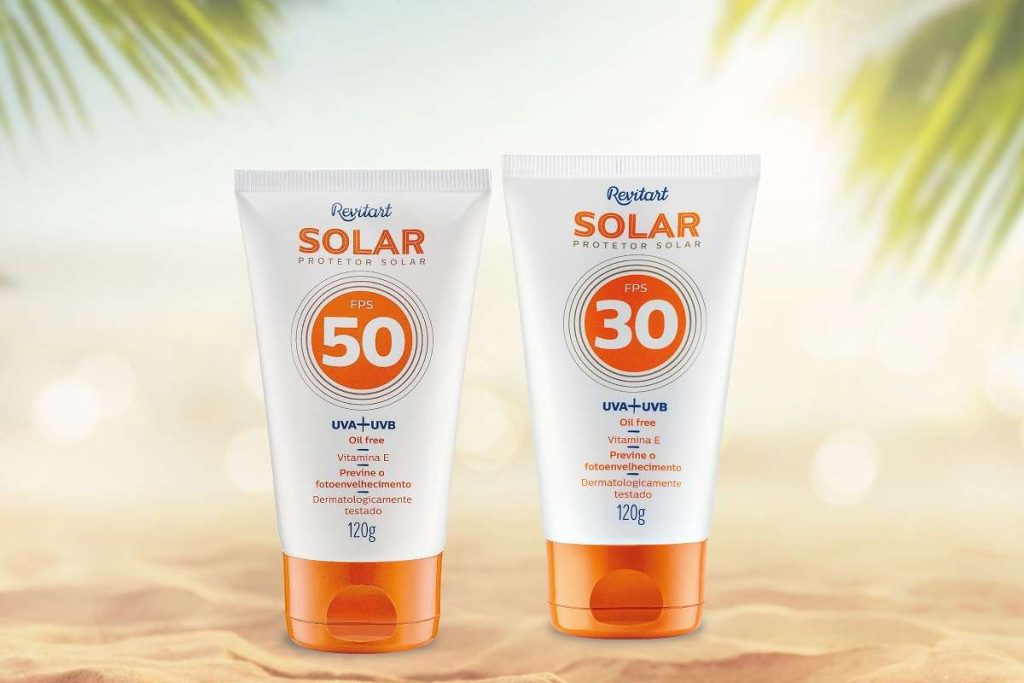 Protetores da linha Revitart Solar da Farmácias Associadas