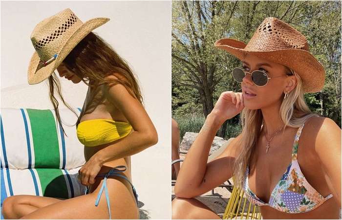 chapéu cowboy moda praia