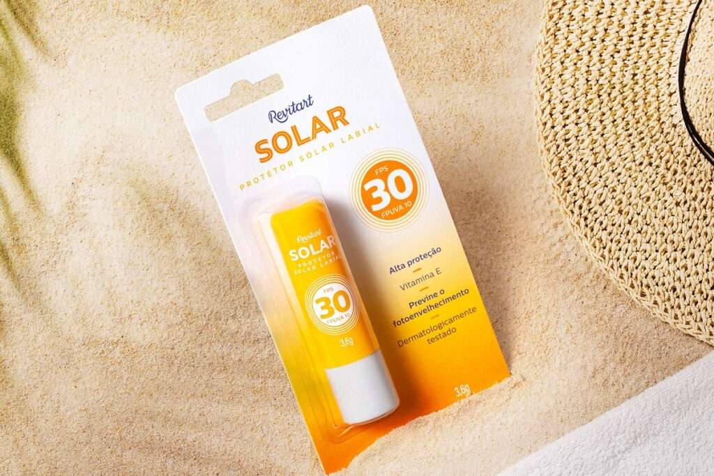 Protetor Solar Labial Revitart Solar FPS 30