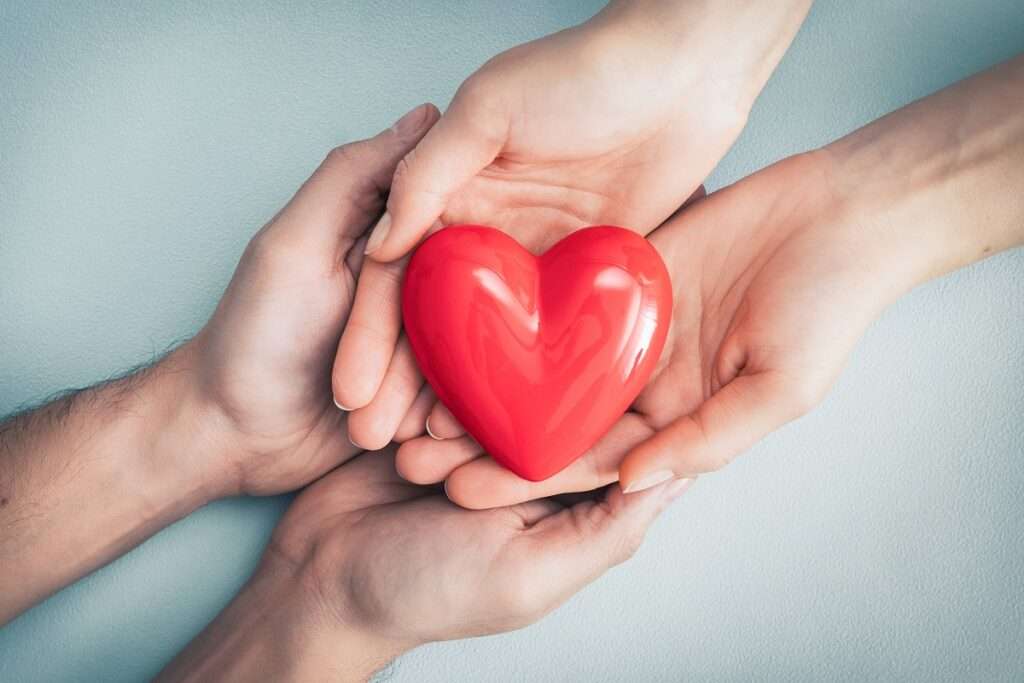 imagem simbolizando doador de órgãos