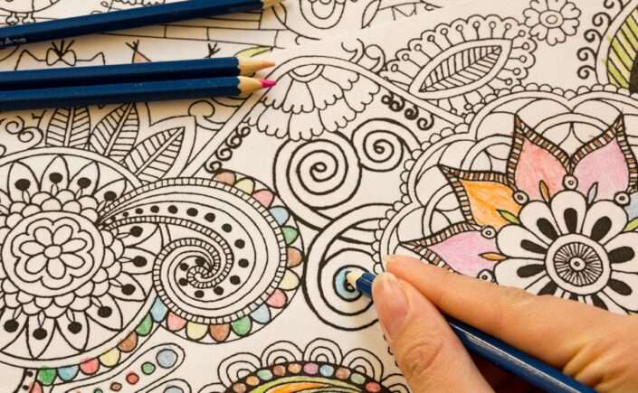 mandala de livros de colorir para adulto